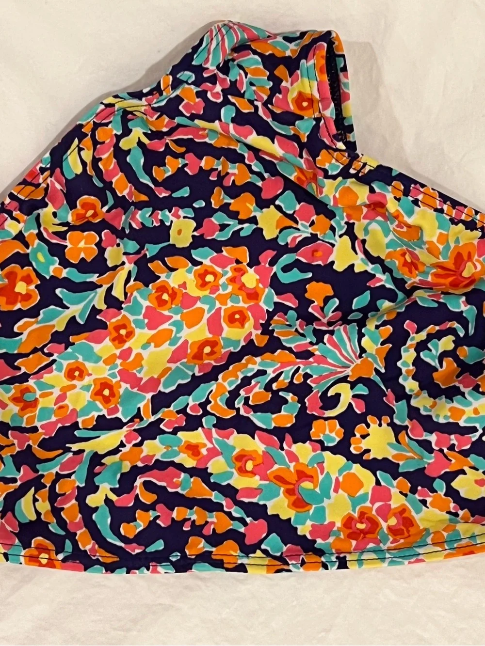 Lands End Kids Summer bundle-swim bottoms, Rash guard, beach coverup sz 10/12, 1